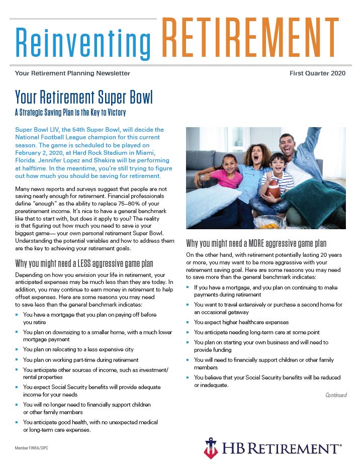 retirement investing newsletter
